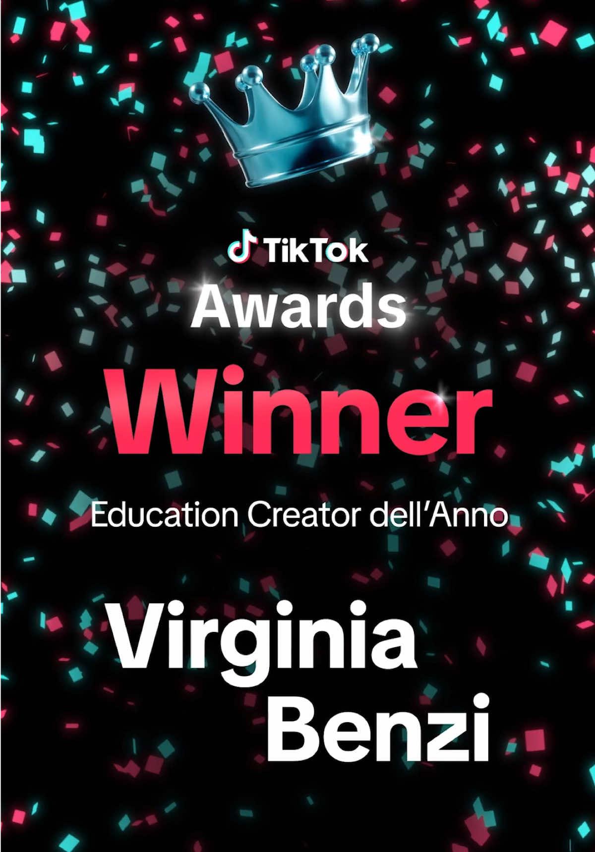 @✨Quantum Girl ✨ sei una fonte inesauribile di sapere e ispirazione su TikTok! 📚✨ Grazie alla tua capacità di rendere ogni tema affascinante e alla portata di tutti, hai coinvolto la community di TikTok Italia trasformando la curiosità in apprendimento. Il titolo di Education Creator dell’Anno 2024 è la celebrazione del tuo talento e della tua dedizione. 🏆 Continua sempre a condividere sapere e curiosità con tutti noi! ❤️ #TikTokAwards