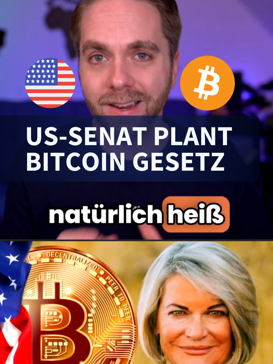 🇺🇸 US-Senat plant neues BITCOIN GESETZ 🤩 Der #BITCOIN Act, wurde von Senatorin Cynthia Lummis aus Wyoming im Juli 2024 vorgestellt. Dieses Gesetz zielt darauf ab, Bitcoin als strategisches Asset in die Finanzpolitik der #USA zu integrieren. Hauptbestandteile des BITCOIN Act: Strategische Bitcoin-Reserve (SBR): Das Gesetz sieht die Einrichtung einer nationalen Bitcoin-Reserve vor, die dezentral über verschiedene sichere Standorte in den USA verteilt ist. Bitcoin-Kaufprogramm: Geplant ist der Erwerb von bis zu 1.000.000 Bitcoins über einen Zeitraum von fünf Jahren, mit einem jährlichen Kaufvolumen von maximal 200.000 Bitcoins. Diese Bestände sollen für mindestens zwanzig Jahre gehalten werden und dürfen während dieser Zeit nur zur Tilgung bestehender Bundesverschuldung verwendet werden. Finanzierung des Kaufprogramms: Um die Steuerzahler nicht zusätzlich zu belasten, sieht das Gesetz folgende Finanzierungsmechanismen vor: Anpassung der Federal Reserve Act: Reduzierung der diskretionären Überschussmittel der Federal Reserve von 6,825 Milliarden auf 2,4 Milliarden US-Dollar. Neubewertung von Goldzertifikaten: Die derzeit von der Federal Reserve gehaltenen Goldzertifikate sind mit 42,22 US-Dollar pro Unze bewertet, während der Marktpreis bei etwa 2.400 US-Dollar liegt. Teilnahme der Bundesstaaten: Das Gesetz ermöglicht es den US-Bundesstaaten, freiwillig ihre eigenen Bitcoin-Bestände in die nationale Reserve einzubringen. Durch die Nutzung bestehender finanzieller Ressourcen und die wirtschaftliche Bewertung von Gold strebt der BITCOIN Act an, Bitcoin in das nationale Reservesystem der USA zu integrieren, ohne die Steuerzahler zusätzlich zu belasten oder die Bundesverschuldung zu erhöhen. Dieses Gesetz könnte den Weg für eine umfassende Bitcoin-Politik auf allen Regierungsebenen in den USA ebnen.