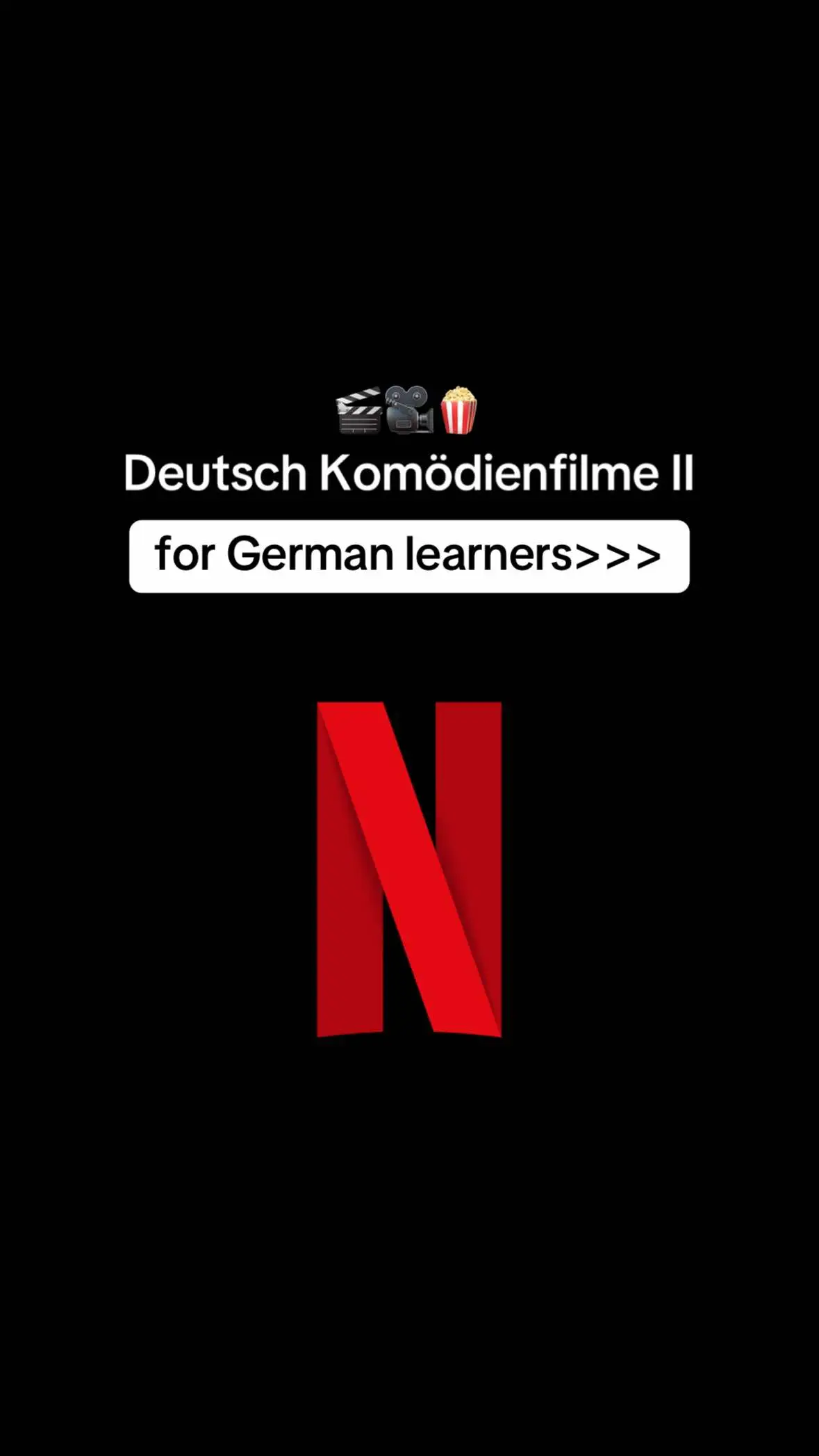 Have fun! Diese Filme sind auf Netflix in Deutschland verfügbar #learninggerman #learngerman #deutschlernen #vielspaß #komödie 