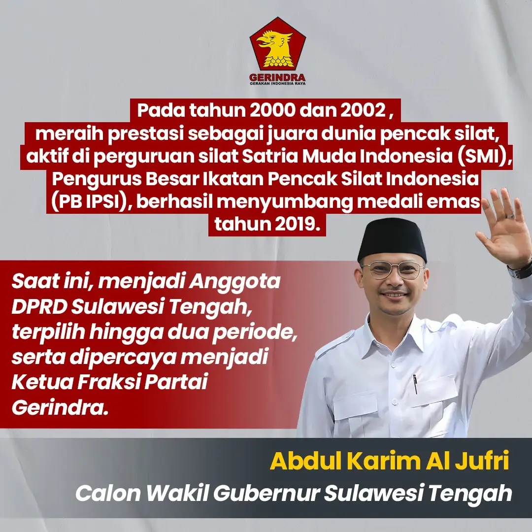 Pak Prabowo pernah berkata, bahwa beliau meyakini, tugas utama seorang pemimpin adalah untuk mencari, membentuk, dan membina tim terbaik. Atas dasar itu, beliau mendidik dan mengkader banyak pemuda yang memiliki potensi dan integritas untuk dipromosikan menjadi seorang pemimpin baru. Dan orang-orang ini adalah sedikit dari sekian banyak pemuda yang dididik, dikader, dan dipromosikan oleh Pak Prabowo di Gerindra untuk menjadi pemimpin baru. #gerindra #prabowo 