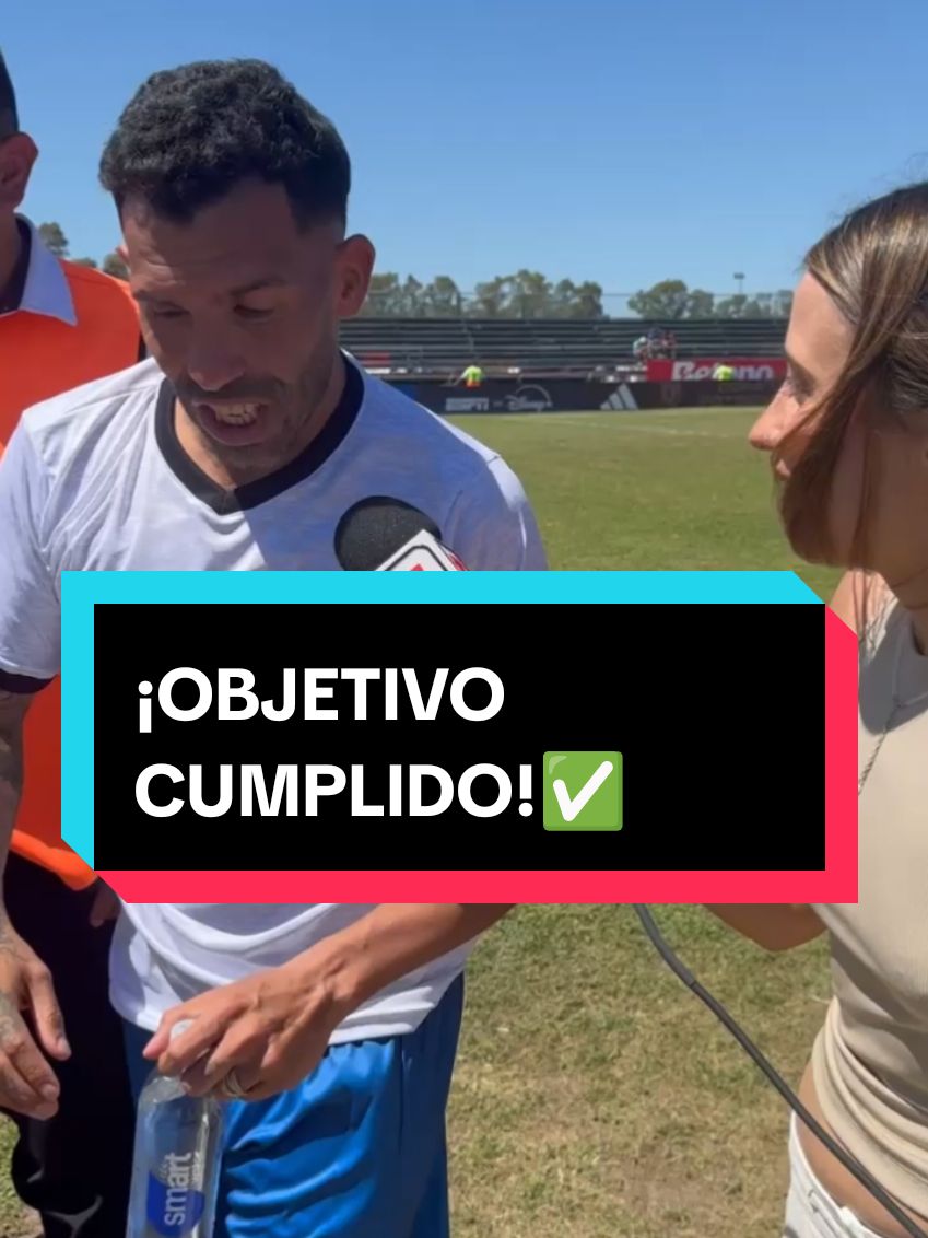 ¡OBJETIVO CUMPLIDO! 💪👏 La declaración de#Tevez tras el logro de #FuerteApache ⚽▶️ Mirá toda la #CopaPotrero en #DisneyPlus #TikTokDeportes #futbol #Carlitos #Declaracion 