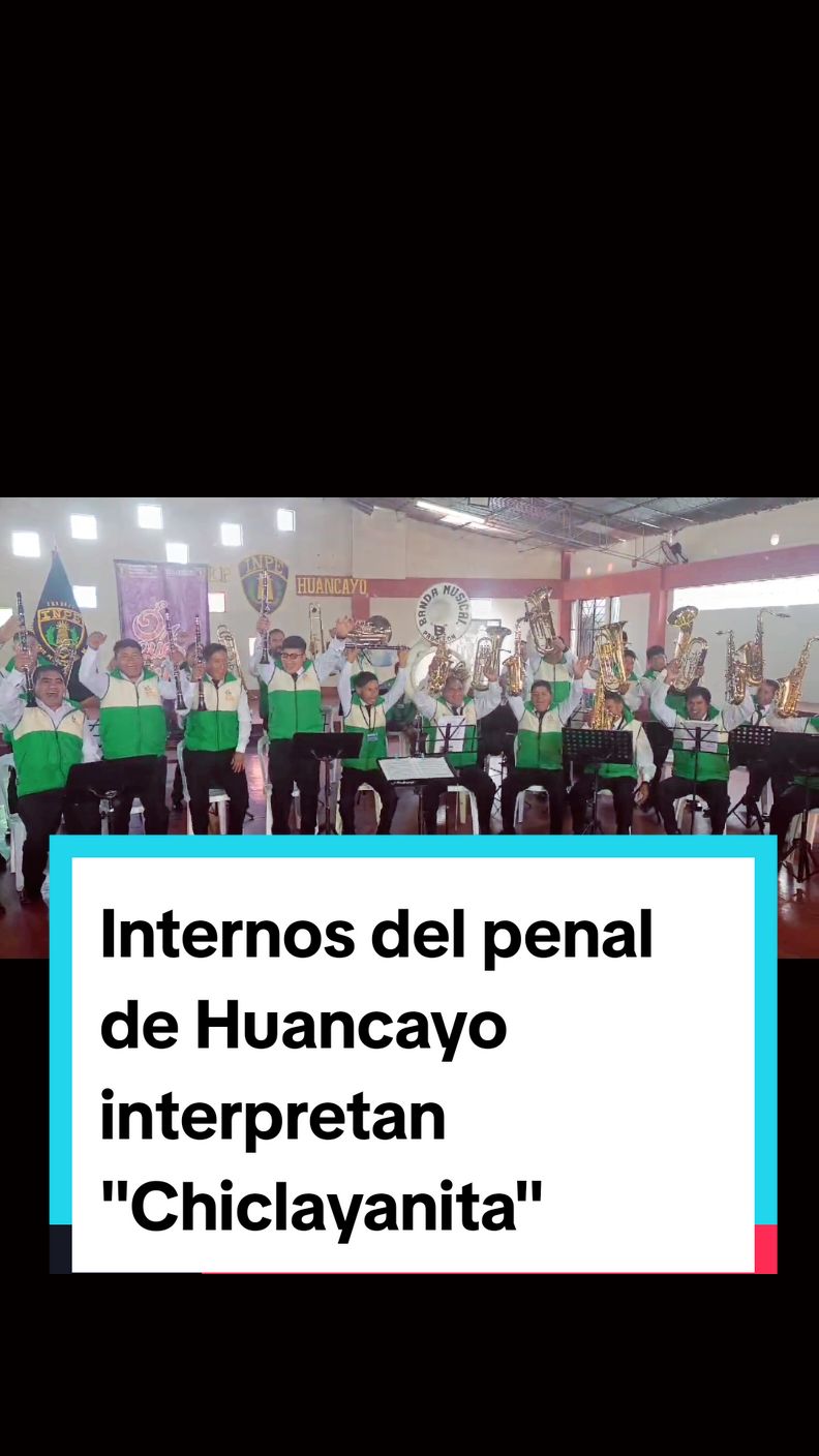 Internos músicos del penal de Huancayo interpretan 