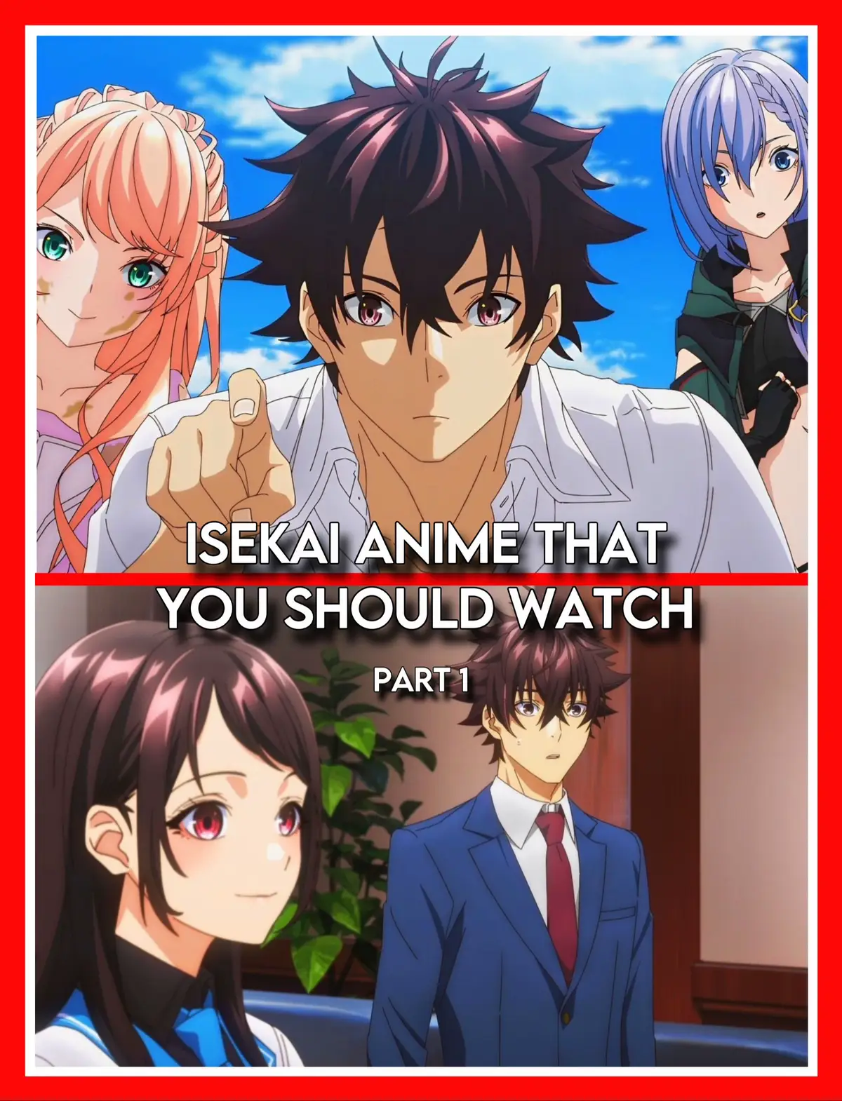 Mostly underrated ones #Anime #wisemansgrandchild #thewrongwaytousehealingmagic #rezero #seireigensouki #therisingoftheshieldhero #nogamenolife #whyraelianaendedupathtedukesmansion #blacksummoner #themasterofragnarokandblesserofeinherjar #amiactuallythestrongest #isekaicheatmagician #fyp 