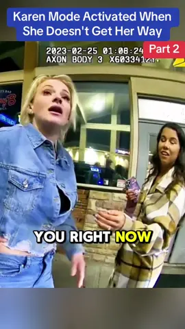 Karen Mode Activated When She Doesn't Get Her Way#cops #police #viral #arrested #jail #usa #flypシ 