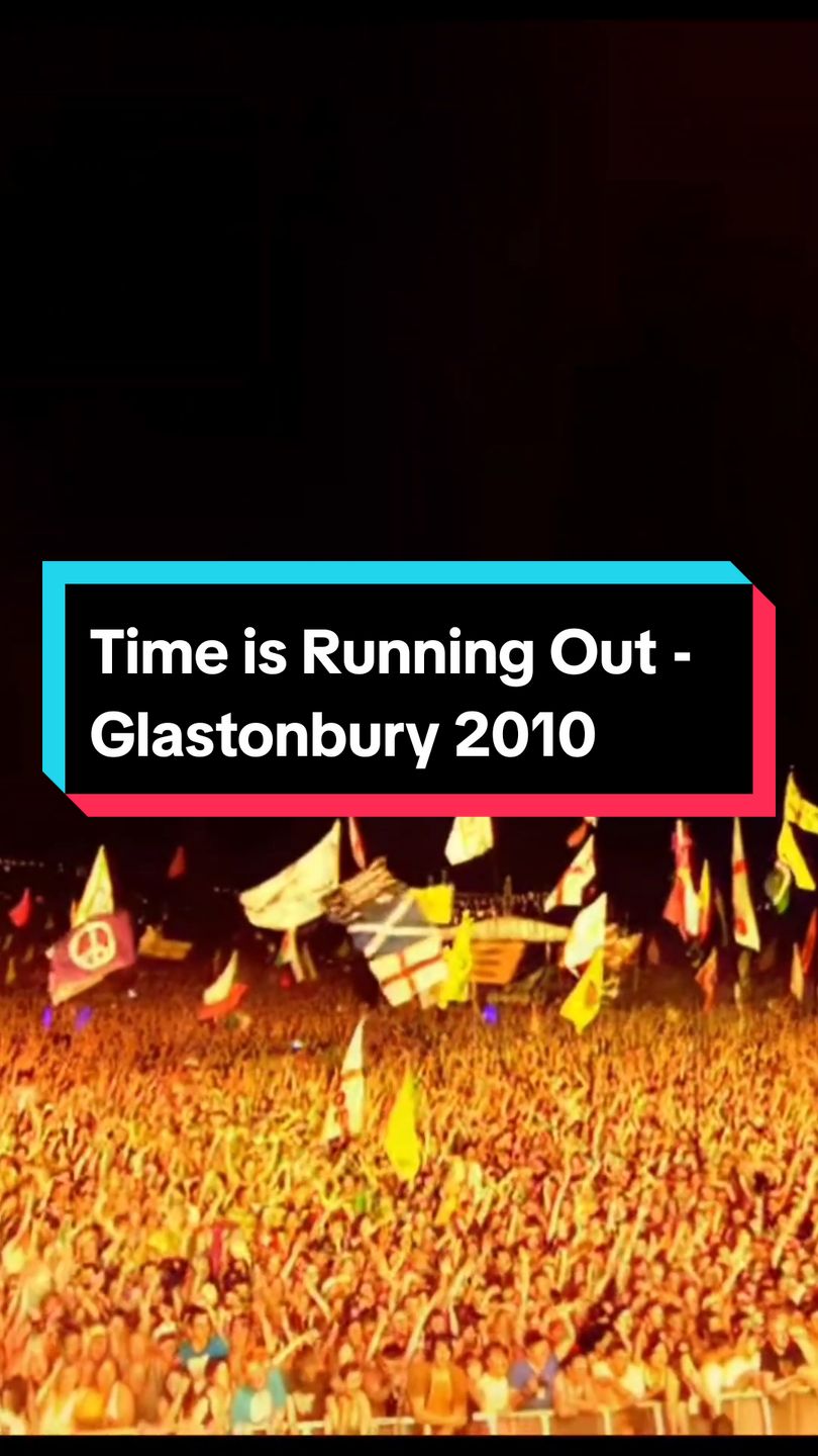 Time is Running Out | Glastonbury 2010 (the best performance of this song ever) @Muse #muse #mattbellamy #mattbellamymuse #dominichoward #domhoward #chriswolstenholme #musefan #museband #muselive #muser #supermassiveblackhole #glastonbury #glastonbury2010 #festival #museconcert #guitar #bass #drums #piano #blackholesandrevelations #knightsofcydonia #timeisrunningout 