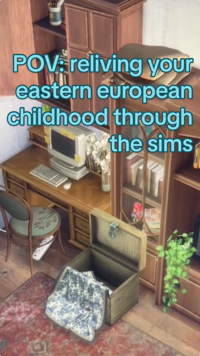 i’ve only finished the kitchen and living room so far, got plenty more rooms to go 😂😂 since i love cluttered builds i thought #easterneuropean #russiacore would be right up my alley (literally AND figuratively) #sims4 #thesims #interiordesign #speedbuild #россия #россия🇷🇺 #симс4 #сша #квартира #housetour #aesthetic #moody #europe #easterneuropean #european #ностальгия #nostalgia #childhood #детство 