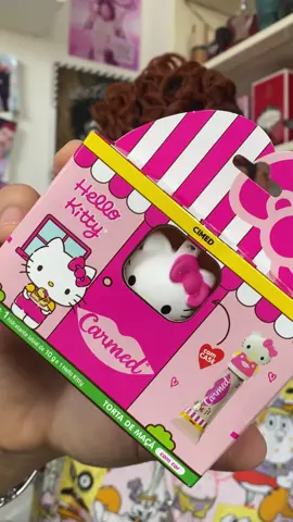 Testei o novo @Carmed da @hellokitty 🥧🍎 #carmed #hellokitty #carmedhellokity 