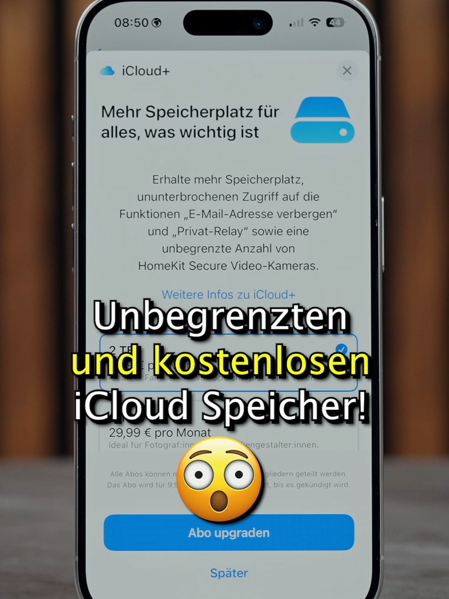 DAMIT musst du NIE WIEDER Geld für iCloud ausgeben! 🤫🔥 #iphonetipps #iphonetipp #iphonetippsundtricks #iphonetricks #iphonetricksandtips #iphonetrick #iphonetutorial #iphonetutorials #iphone16pro #iphone16promax