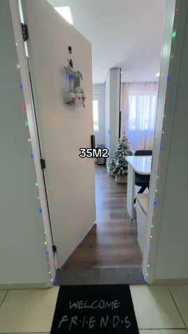 35m2 na versão natalina #ape35m2 
