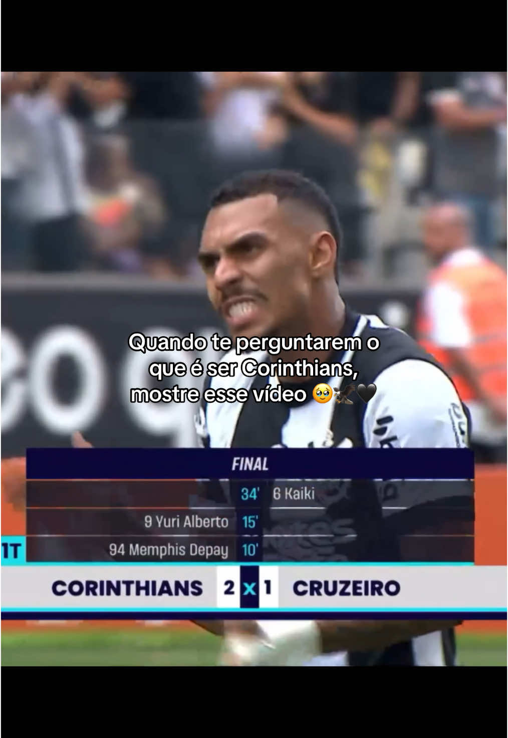 #corinthians #sccp #timedopovo #gavioesdafiel #memphis #yurialberto #fy #fyp #explore VA A BAJAR É O KR** , VAMOOOOOSSSSSS, a luta continua, +3🦅🖤