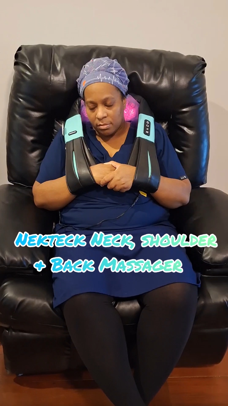 Nekteck Neck,Shoulder and Back Massager. ❤️ #nekteck #nekteckmassager #nekteckneckandbackmassager #viralneckmassager #viralneckandshouldermassager #viralmassager #massager #relaxation #tiktokmademebuyit #tiktokshopcybermonday #tiktokblackfriday #TikTokShopHaul #titokshopholidaydeals