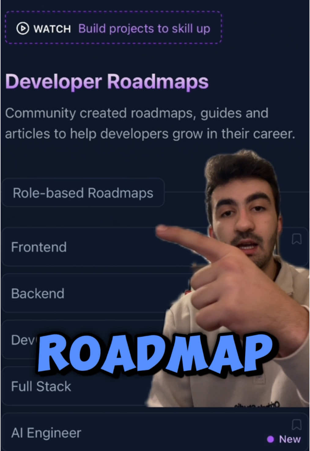 Roadmaps لكل تخصصات البرمجة 🙌 اسم الويبسايت: Roadmap.sh #برمجة  #هندسة_برمجيات #مبرمج 