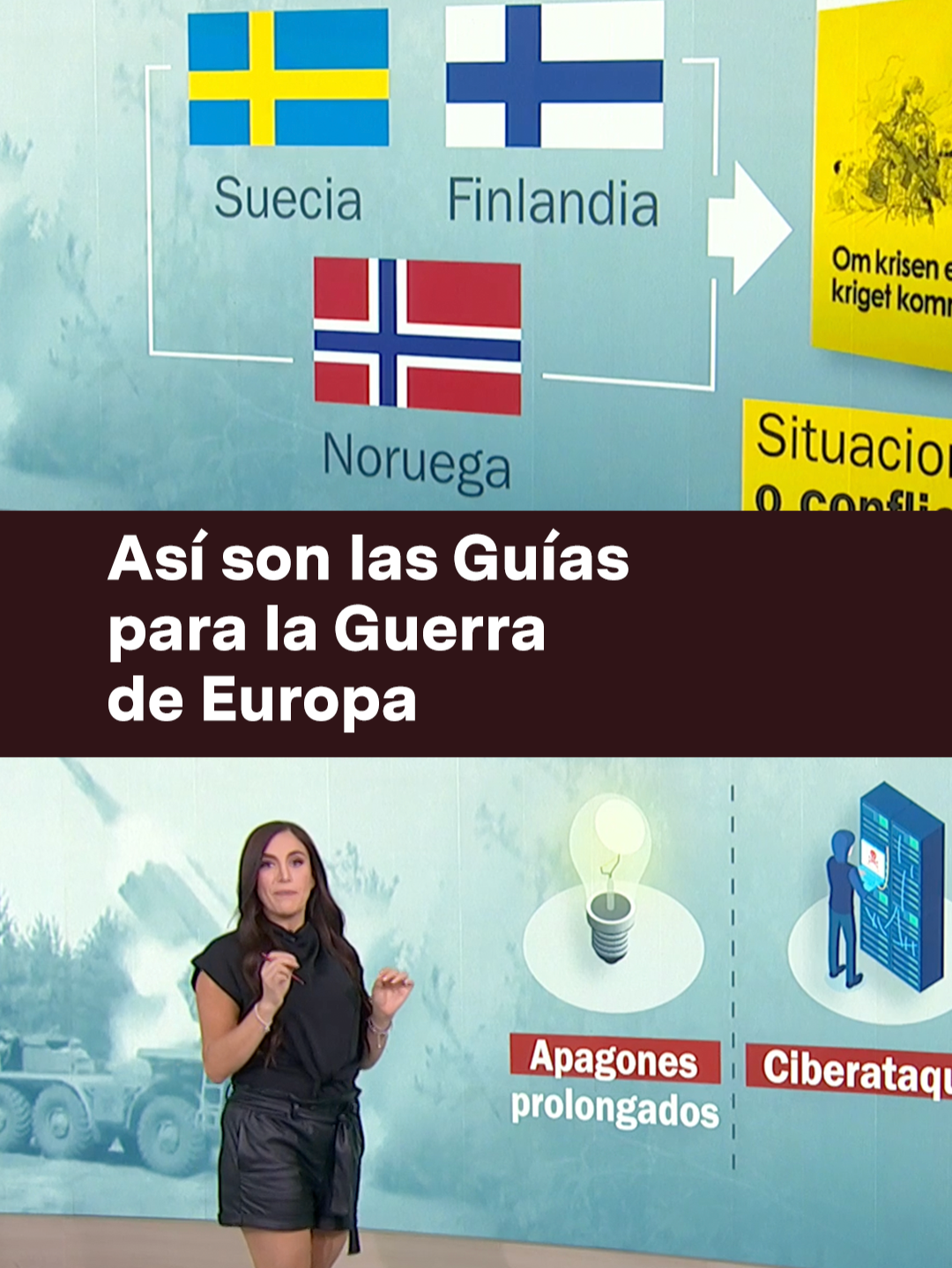 Suecia, Finlandia y Noruega actualizaron y distribuyeron manuales sobre cómo actuar en situaciones de crisis o conflicto armado; son instrucciones sobre cómo prepararse ante apagones prolongados, ciberataques y, especialmente, en la guerra. #crisis#guerra #europa