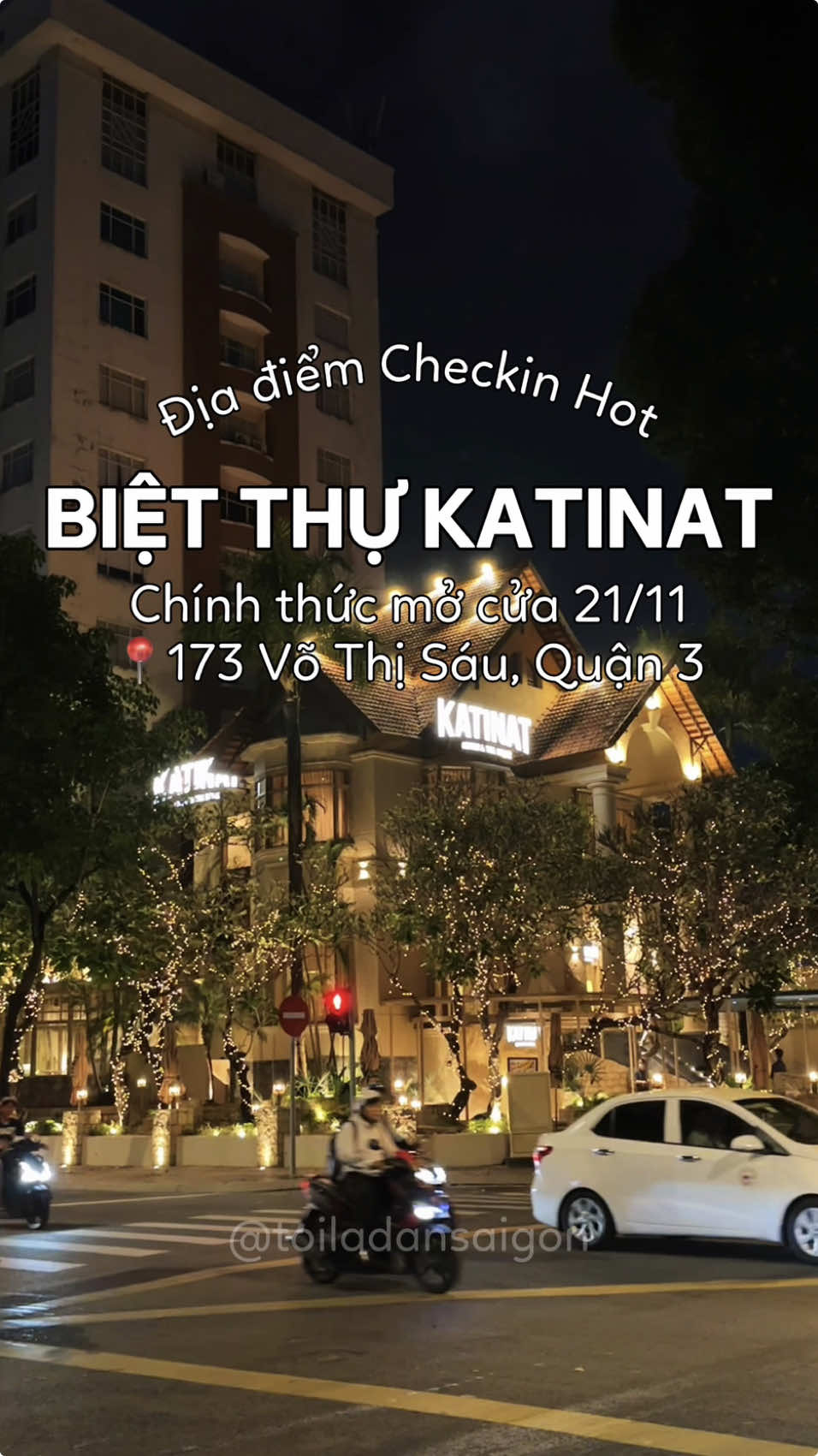 Katinat ẩn mình trong căn biệt thự cổ giữa lòng Quận 3 chính thức khai trương 🥰 #katinat #cafe #reviewcafe #diadiemsongao #diadiemcheckin #diadiemhot #toiladansaigon #quan3 #xuhuong 