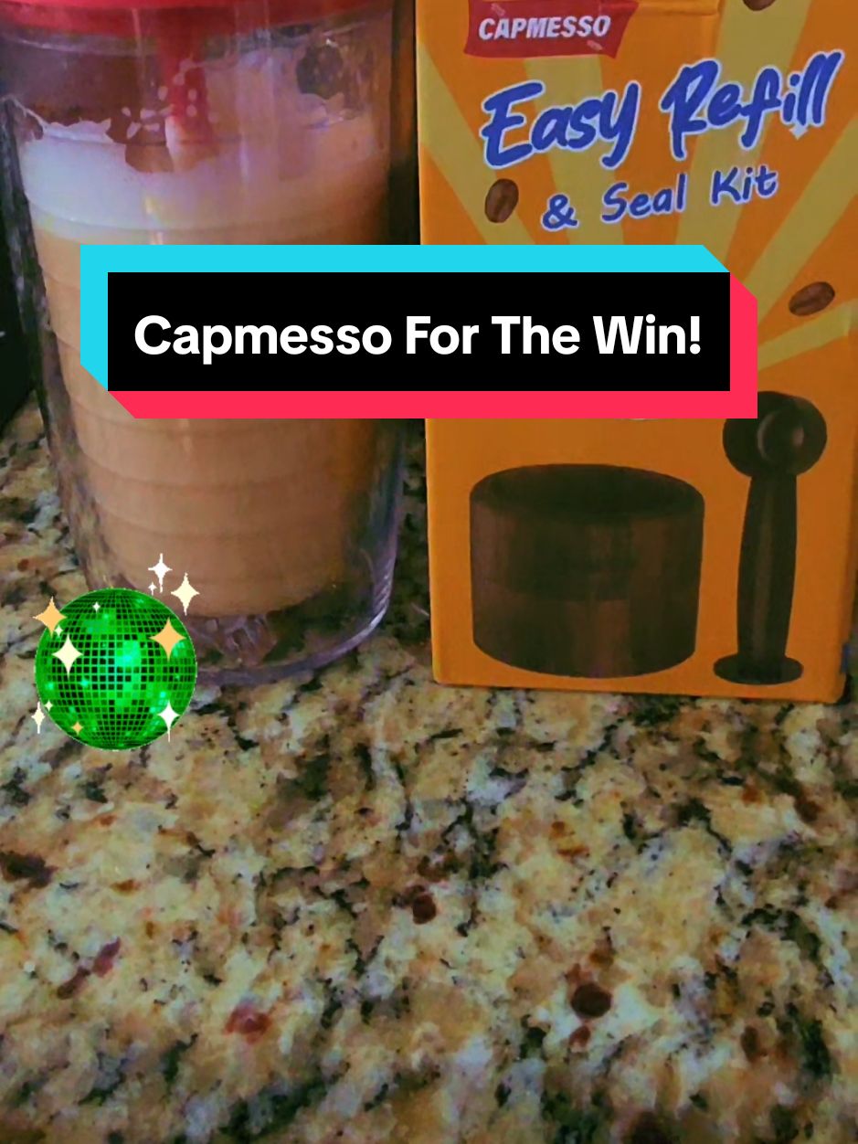 A Great Buy for the Holidays!!! Making more coffee with @Gabrielle ✨| UGC Creator  #coffeehack #Sustainability #savemoneytips #reusablecapsules #coffeetiktok #coffeelover 