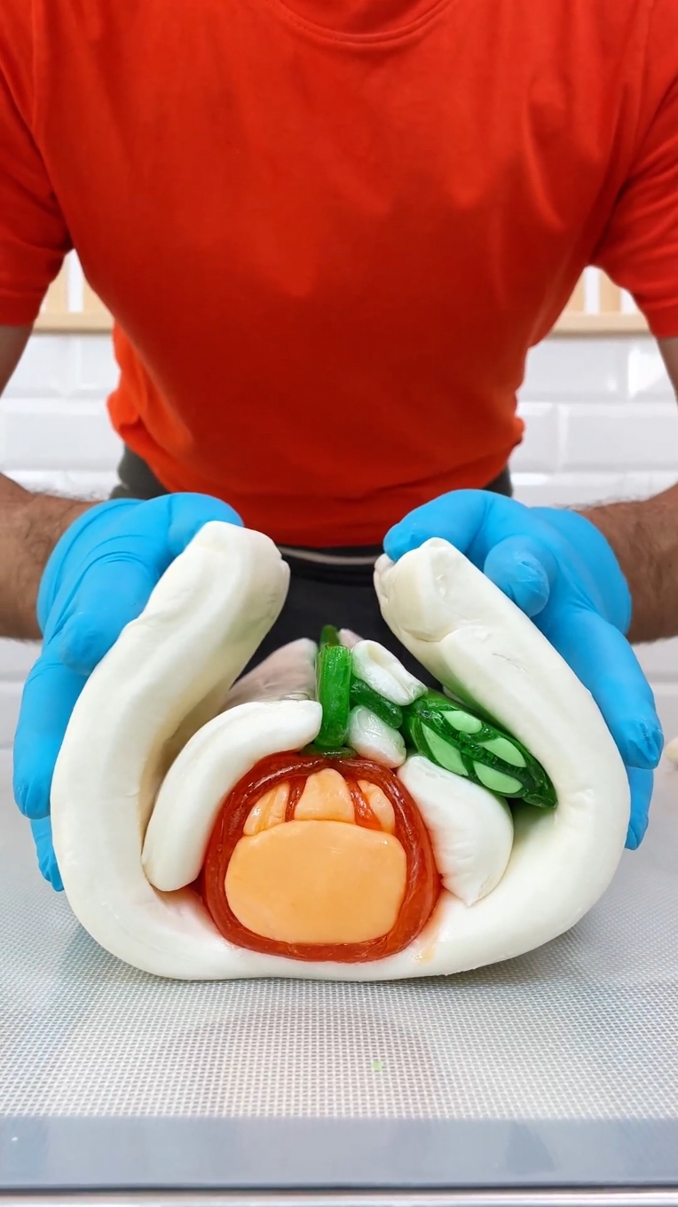 Making 🍊 Tangerine-Shaped Candies! #candymaking #SATISFYING #ASMR #fyp #fy #tutorial #viral 