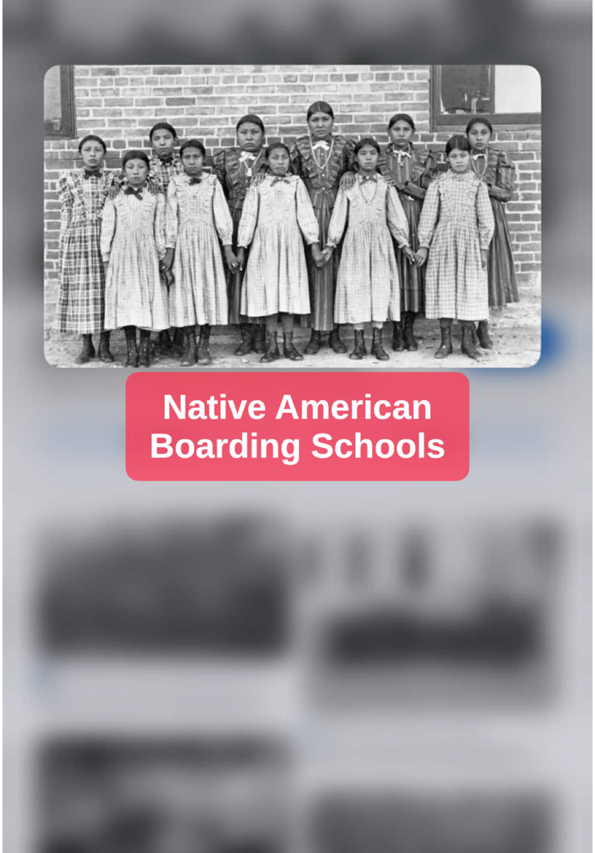 Indian Commissioner Thomas Morgan said that “it’s cheaper to educate Indians than to kill them.” Between 1819 and 1969, Christian churches worked hand-in-hand with the U.S. government to create hundreds of boarding schools for Native American children. The stated purpose of these schools was education, but education meant forcible assimilation of Native children into a white, Christian dominator society, intentionally stripping them of their culture and heritage. #nativeamerican #lakota #cheyenne #IndigenousTikTok #greenscreen 