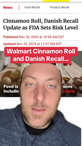 #greenscreen Walmart brand Great Value cinnamon rolls and danishes being recalled due to having plastic in them. #fypシ #fyp #viralvideo #recall #cinnamonroll #danish #walmart #greatvalue #plastic #bad #products #sick #hurt #health #besafe #choke #scary #breakingnews 