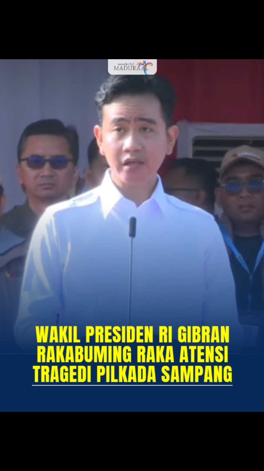 Wakil presiden RI Gibran Rakabuming Raka memberikan atensi khusus paska meninggalnya JIMMY SUGITO PUTRA saksi Paslon nomor urut 02 dalam tragedi di Pilkada Sampang. #prayforsampang #savepilkadasampang #gerindra #mindra #abaidipole #baidi #abaidi #ramahfud #ramahfudz #jimad #sampang #bupatisampang #slametjunaidi #calonbupatisampang #gusmamak #abdullahhidayat #sampanghebatbermartabat #fyp #fypシ #foryou #foryoupage #viral #beranda #trending #breakingnews #menyalaabangkuh🔥 #menyalaabangkuh🔥🔥🔥🔥🔥 #menyalaabangku🔥🔥🔥🔥 #maduratrending #alunaluntrunojoyosampang #bangkalan #sumenep #pamekasan #suramadu #madura #surabaya #tiktok 