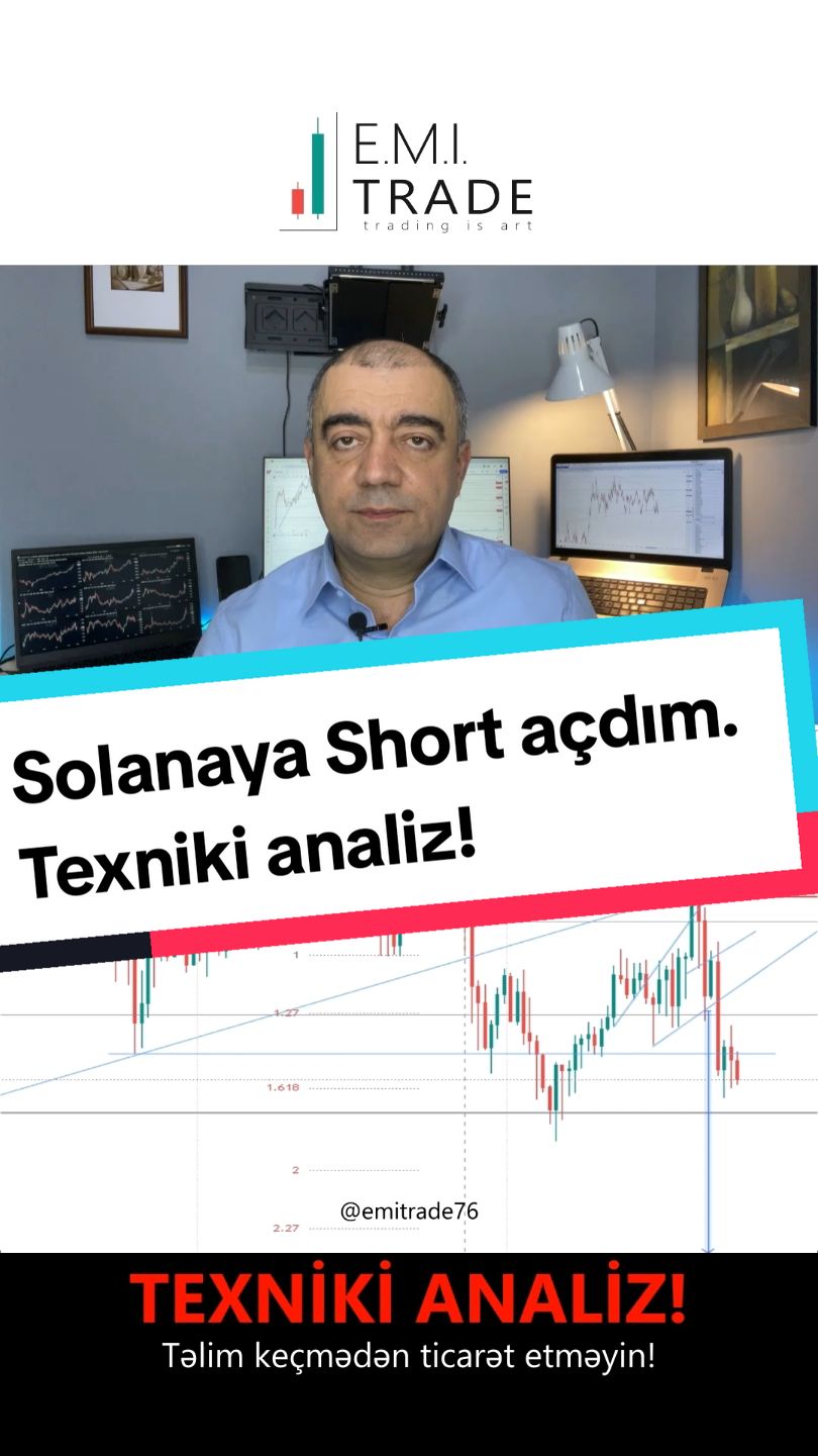 Solanaya Short açdım. Texniki analiz! #ticaret #trading #crypto #bitcoin 