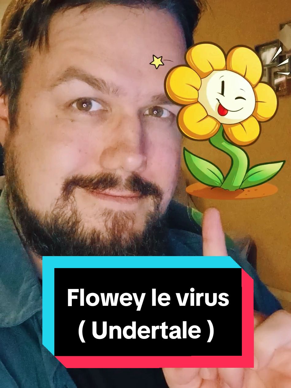 Flowey est un antagoniste d'Undertale qui peut facilement s'adapter d'un thème de jeu de rôle à l'autre. Et si on en faisait un virus ? #jdr #jeuderole #undertale #flowey 