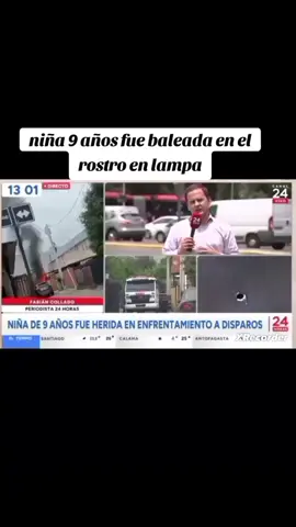 #lampa  En lampa una niña de 9 años fue herida a la bala por un grupo de personas.24horas.cl gentileza 