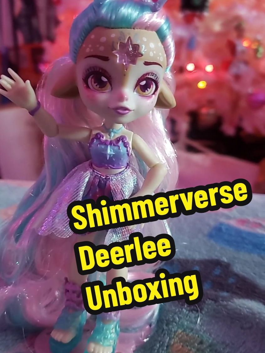 Meant to focus more on the doll but got caught up opening it haha BUT I've been so excited for Deerlee specifically and she's so so cute! #MagicMixies #MagicMixiesPixlings #doll #dollcollector #fantasydoll #unboxing #foryou 