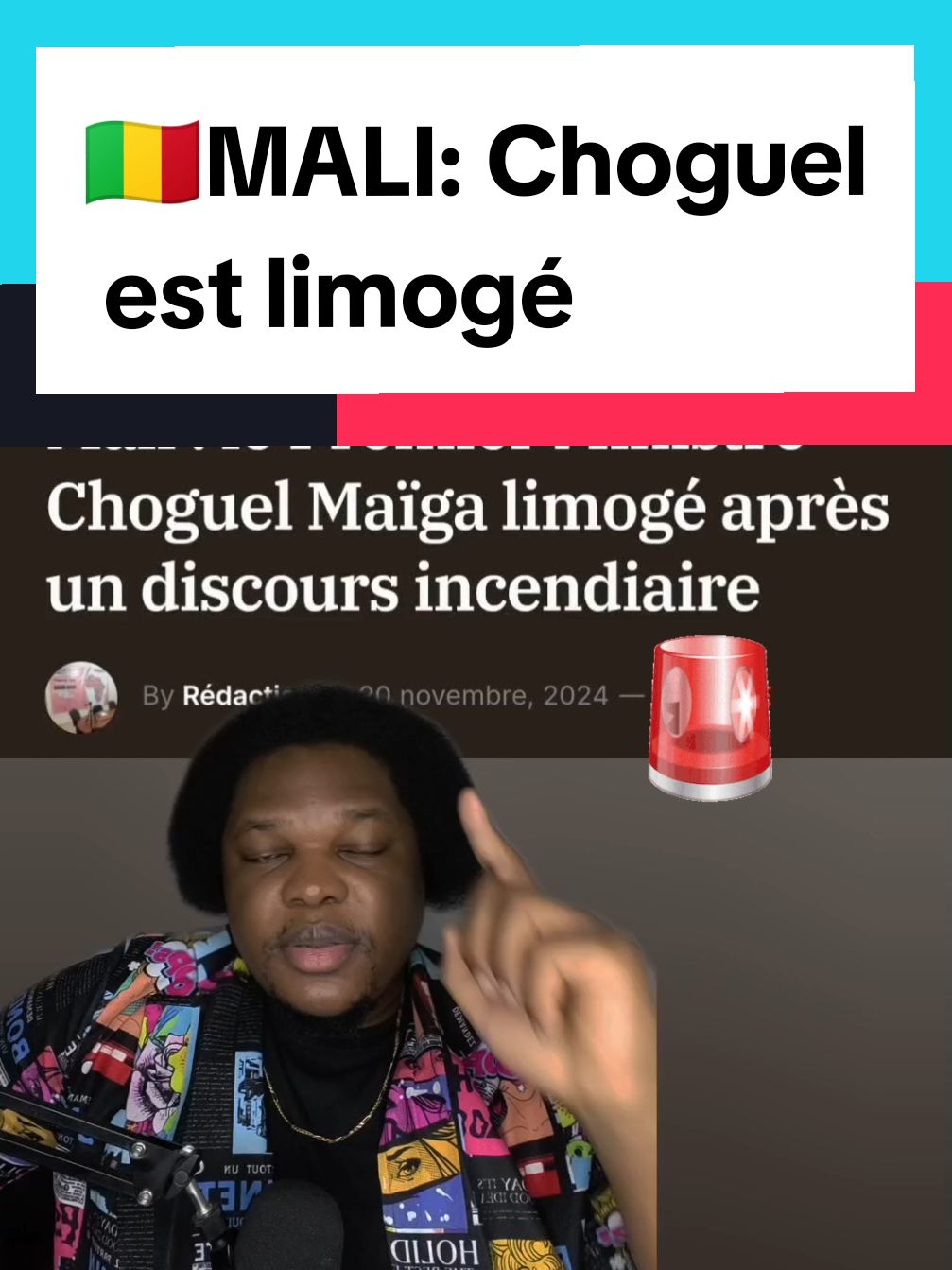 Mali🇲🇱: Choguel MAÏGA est limogé  #malitiktok🇲🇱 #malitiktok #francetiktok #francetiktok🇨🇵 #francetiktok🇫🇷 #macrondestitution #macrondemission #donaldtrumpjr #donaldtrump2024 #etatsunis🇺🇸 #assimi_goïta #choguelmaiga 