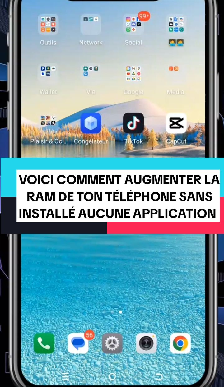 Voici une astuce qui va te permettre d'augmenter la RAM de ton téléphone sans installé aucune application et sans risque  #astuceandroid #android #astucesandroid 