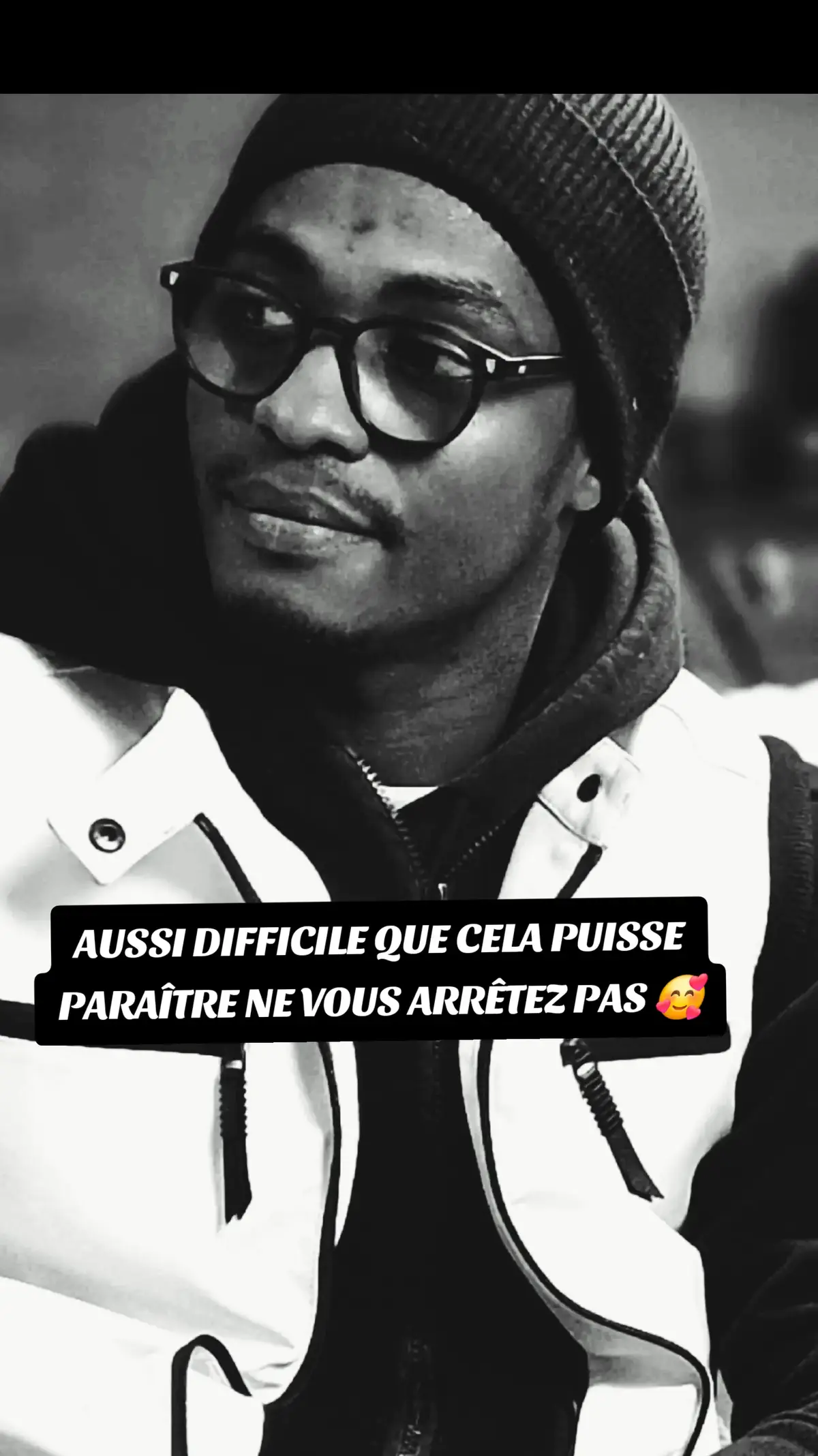 J'imagine tous les jours à quel point ce quotidien est difficile..mais derrière ce brouillard d'incertitude je suis persuadé que votre volonté fera surface et elle vous amènera vers un lendemain meilleur . Ne vous arrêtez surtout pas ! Dressez vous et battez vous  #thiernoalisow  #motivation 