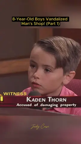8-Year-Old Boys Vandalized Man's Shop! | Part 2 #judge #judgejudy #judgejudyepisodes #courtcase
