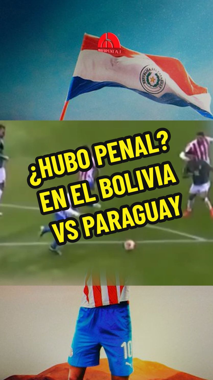 Una de las jugadas más polémicas de la fecha 12 de las Eliminatorias fue sin dudas, el penal que el árbirto uruguayo Matonte sancionó en contra de Paraguay y a favor de Bolivia. #ladeportiva #unicaendeportes #futbol #futebol #apf #conmebol #seleccionparaguaya #seleccionpy #reel #reels #video #viral #fyp #paratiiiiii #foryou #foryoupage #miraesto #informacion #noticia #news #paraguay #bolivia #fbf #eliminatorias #mundial2026 #mundialdefutbol #selecciones #futbolpyo #futbolparaguayo