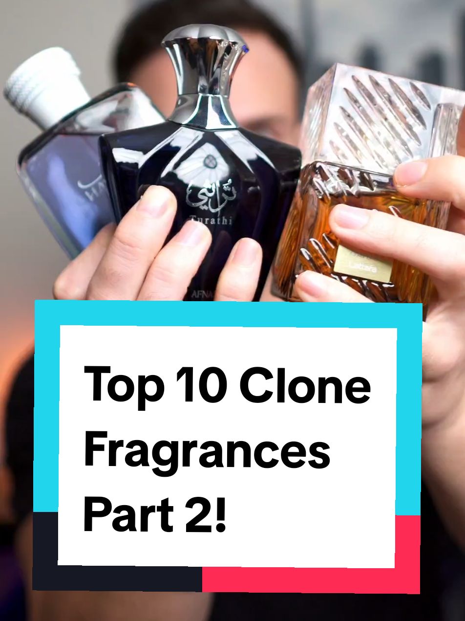 Top 10 Clone Fragrances in my collection part 2! #mensfragrance #cologne #fragrance 