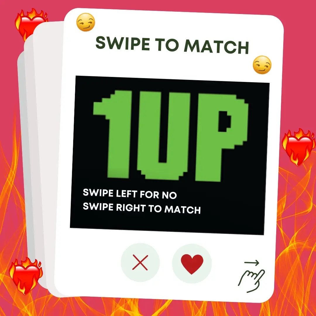 Swipe to Match: Swiping left means pass, swiping right is a match 😏