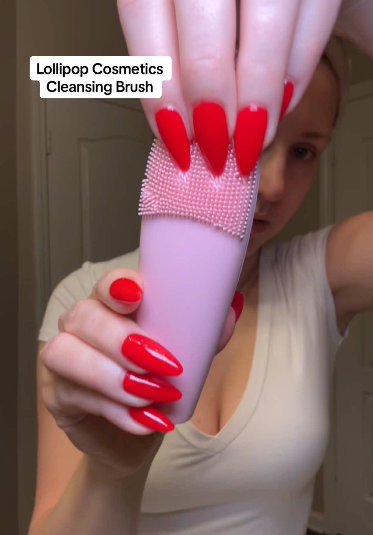@LOLLIPOP COSMETICS Cleansing Brush 🧼🫧 #skincareroutine #skincareroutine #lollipopbeauty #facecleansingbrush #cybermondaydeals #blackfridaydeals 