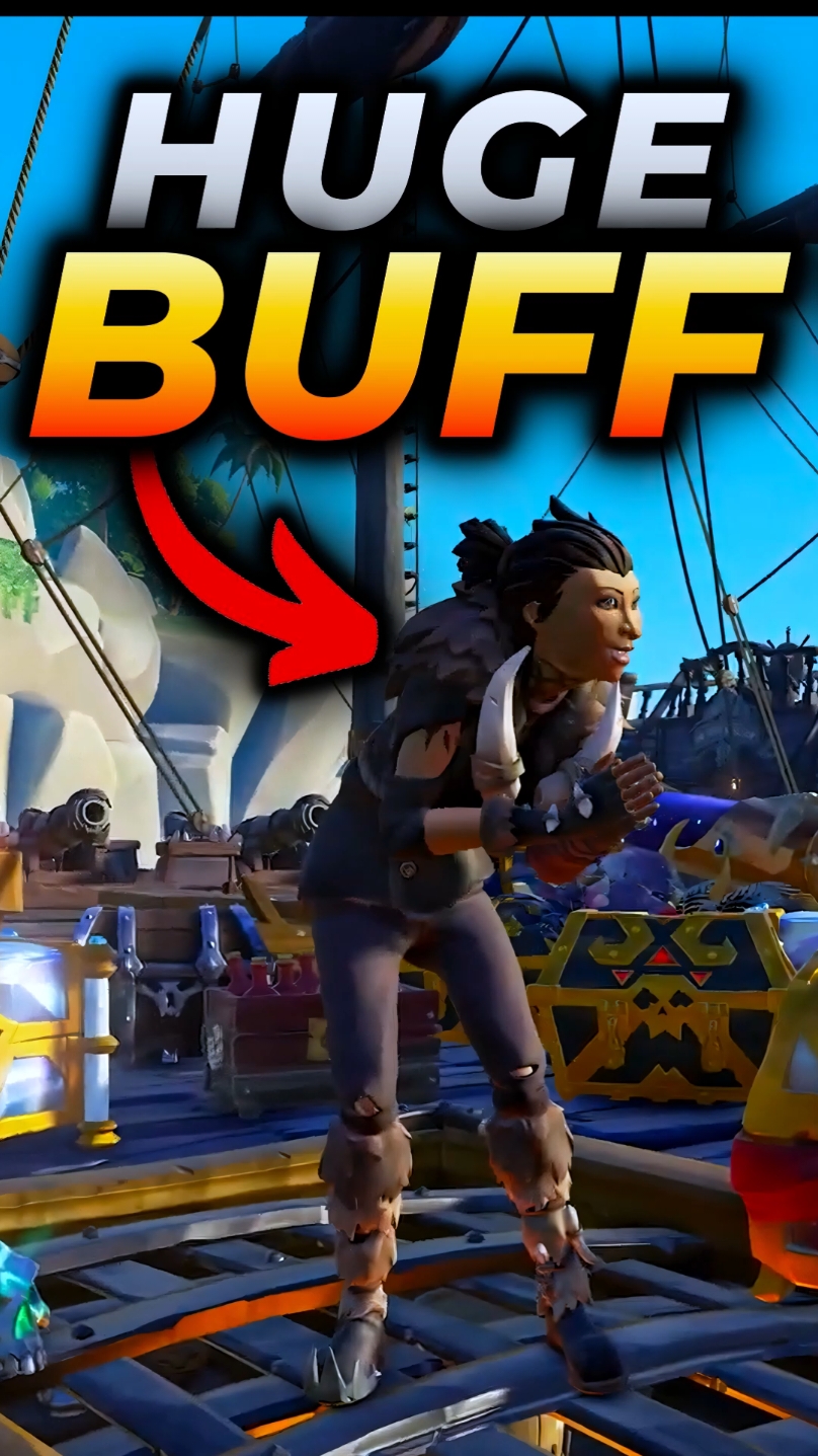 SAFER SEAS Is getting a HUGE BUFF In Sea of Thieves!! #seaofthieves #gaming 