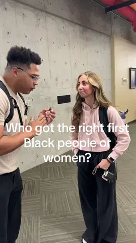 Who got the right to vote first black people or women? #politics #women #liberal #conservative #uvu 