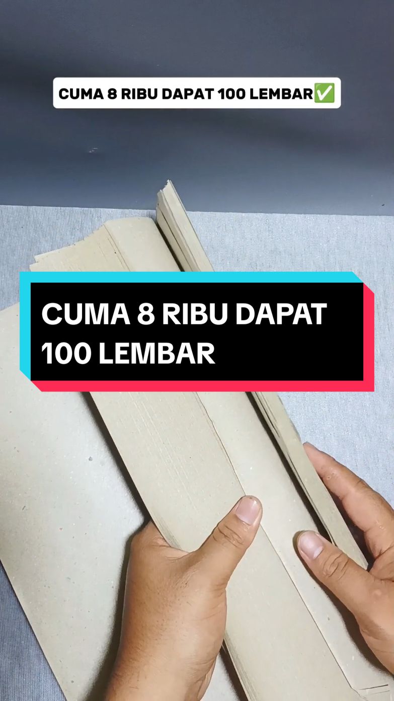 Cuma 8 ribu loh bunda udah dapat kertas nasi sebanyak ini,buruan deh mumpung harga masih promo,stok nya terbatas loh#kertasnasi #kertas #viral 