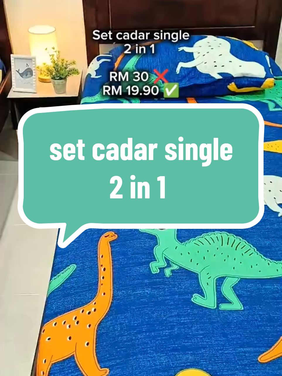 Set cadar single 2 in 1. #cadar #cadarcantik #cadarviral #cadarsingle 