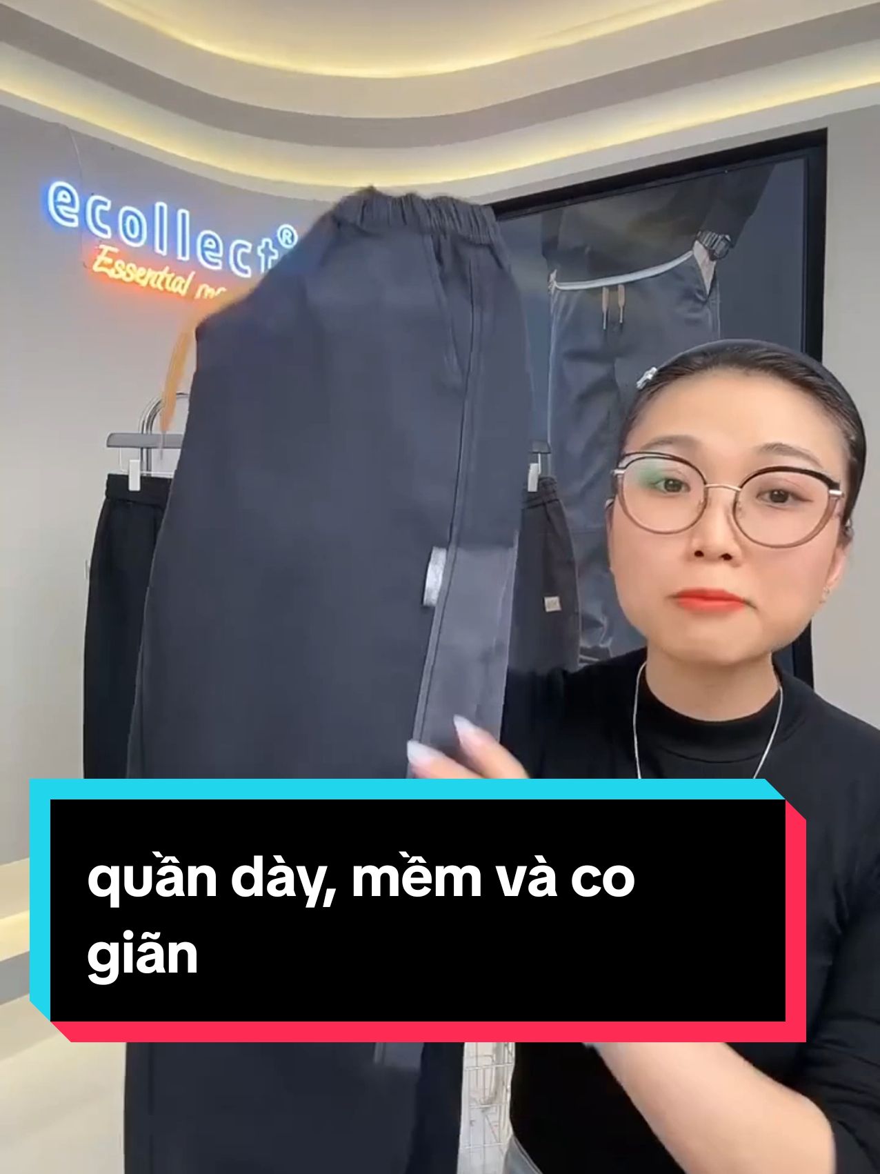 Quần dày, mềm và co giãn! #quanjeannam #quanjoggernam #tiepthilienket #ecollect #TikTokLIVE 