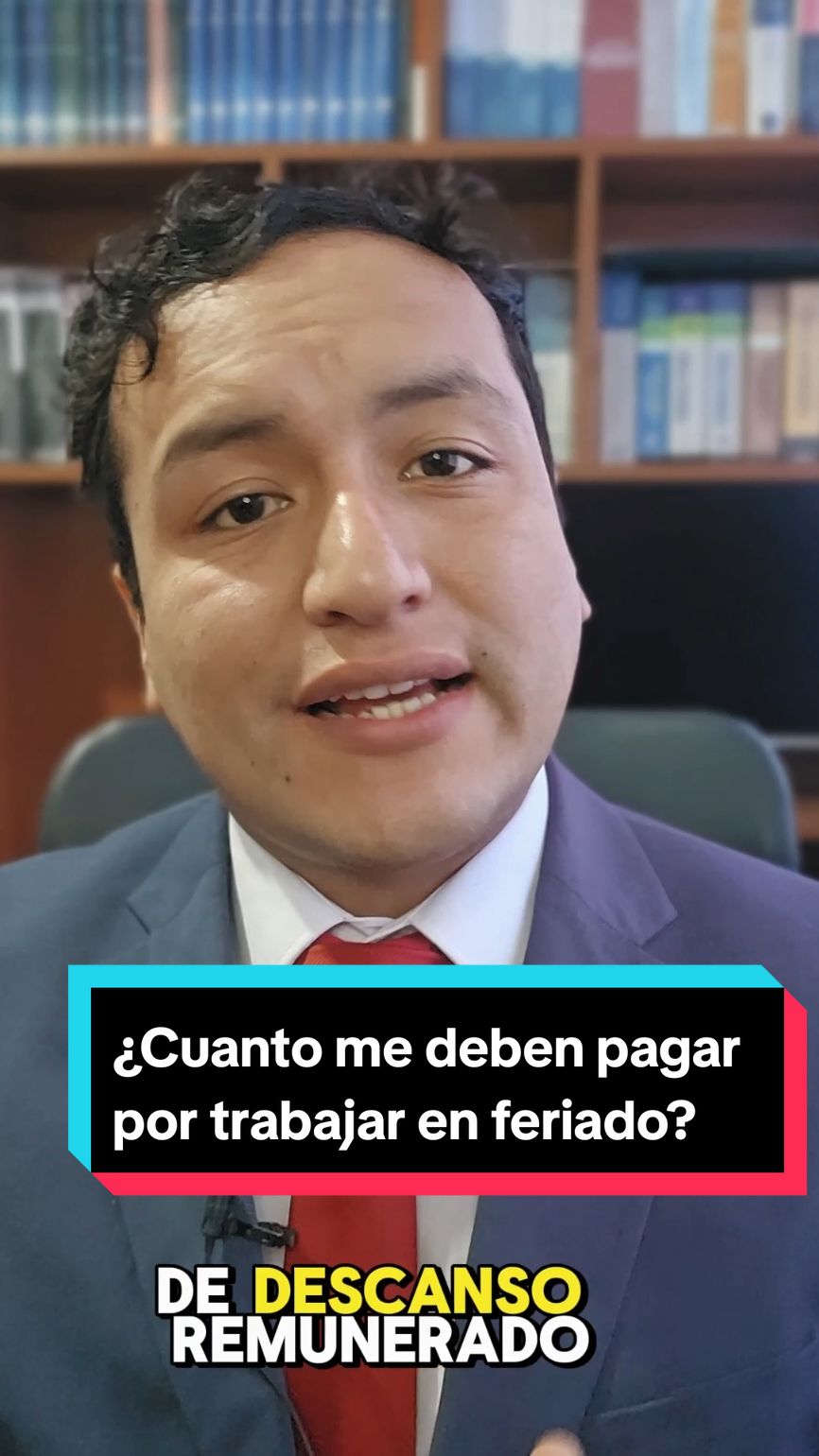 ¿Cómo se debe pagar un feriado trabajado en Perú? ¿Qué dice la ley peruana sobre trabajar en días feriados? ¿Cuánto te deben pagar si trabajas en un feriado? ¿Cuáles son tus derechos si trabajas en un día feriado? ¿Qué es el pago triple por trabajar en feriados? ¿Qué sucede si no me pagan el triple por trabajar en un feriado? ¿Qué es un descanso sustitutorio en feriados? ¿Cuáles son los feriados remunerados en Perú? ¿Cómo reclamar si no me pagaron el triple por trabajar en un feriado? ¿Qué dice el Decreto Legislativo Nº 713 sobre feriados? #feriadostrabajados #pagotriple, #derechoslaborales, #descansosustitutorio, #trabajoenferiados, #legislaciónlaboral, #feriadosperu, #beneficioslaborales  #DL-091124-FER