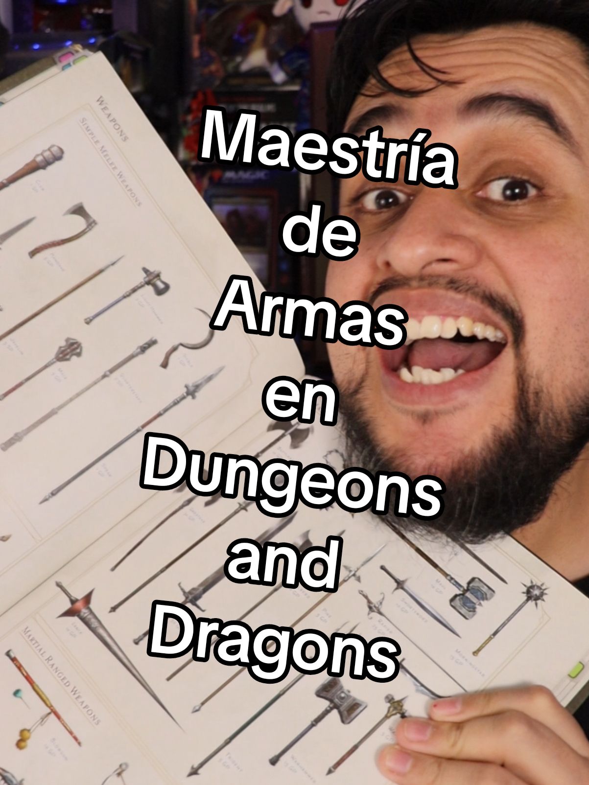 Respuesta a @nicoderbez La edición 2024 de Dungeons and Dragons ofrece a los personajes de los jugadores una nueva y maravillosa opción de combate: la Maestría de Armas. Gracias al nuevo Player's Handbook, los jugadores combatientes podrán agregar nuevos e interesantes efectos a sus ataques. Veamos cuáles son. . #dungeons #dungeonsanddragons #dnd #dungeonmaster #juegosderol #rpg #roleplayinggame #AprendeEnTikTok #gamerentiktok 