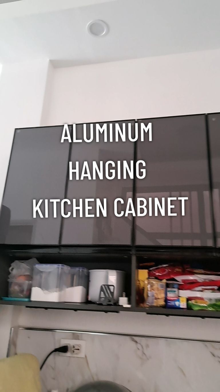 Aluminum hanging kitchen cabinet  #modularkitchen #homedecor #Home 