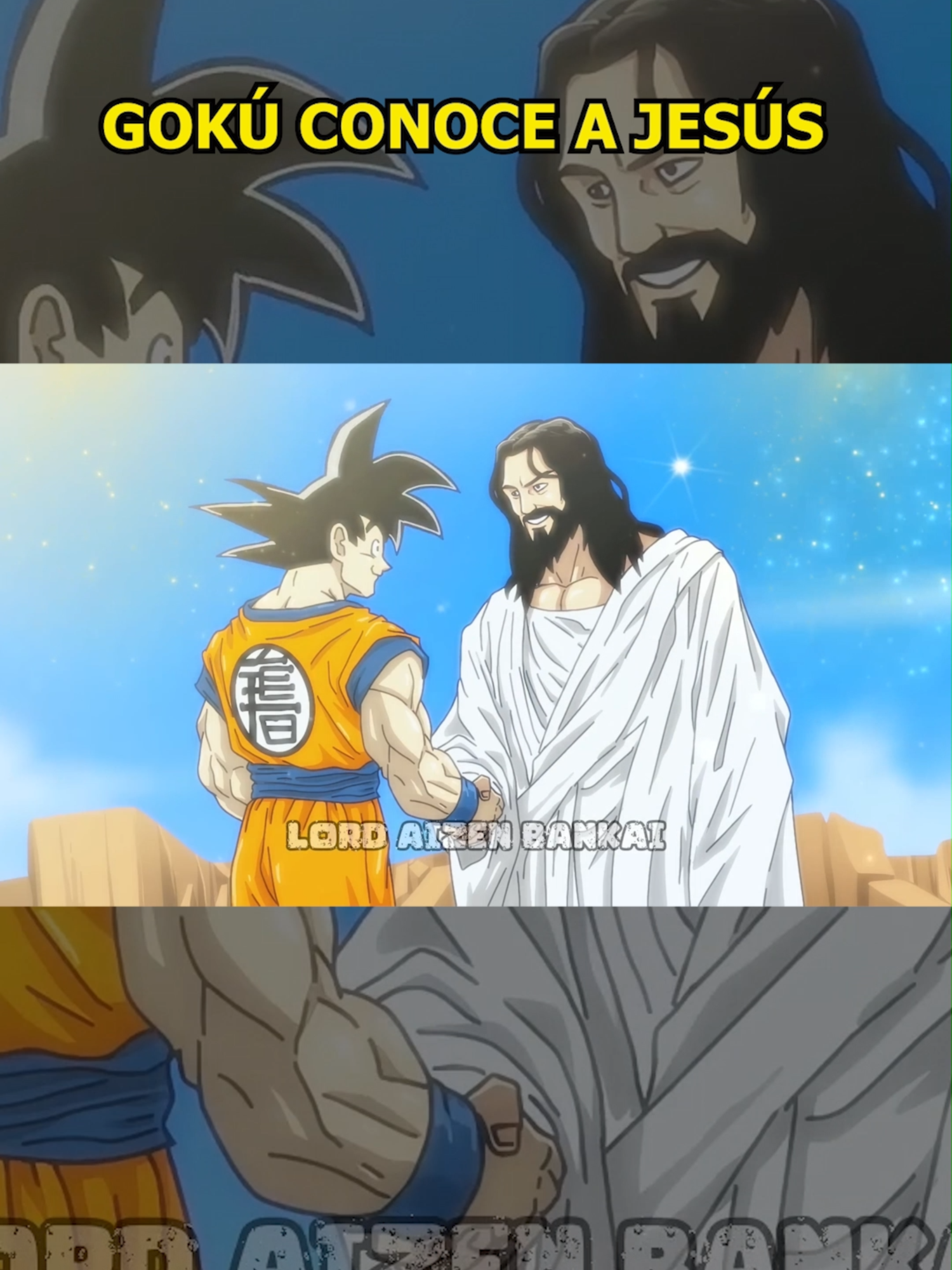 GOKU VS JESUS #dragonball #goku #jesus