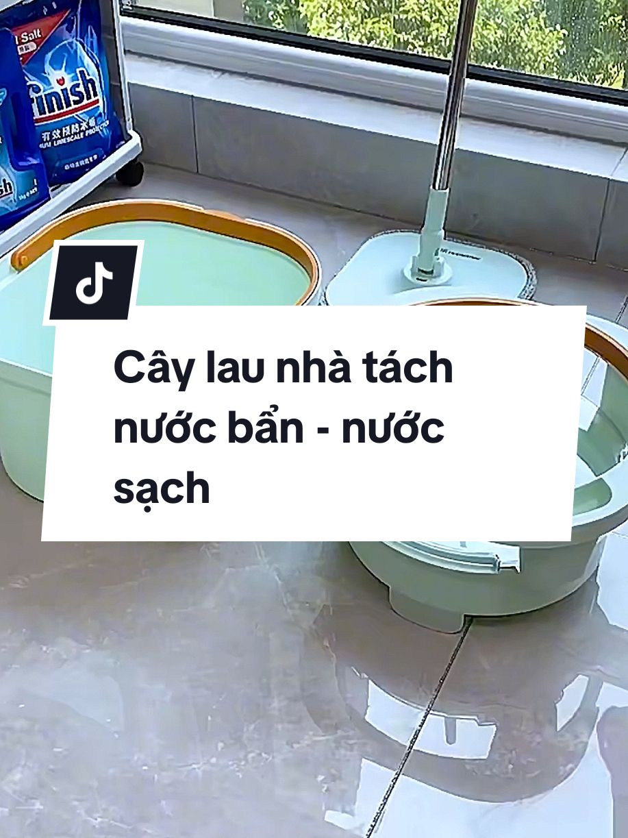 Cây lau nhà tách nước bẩn - nước sạch #giadung #giadungtienich #giadungtienloi #giadungthongminh #caylaunha #caylaunhatachnuocban 