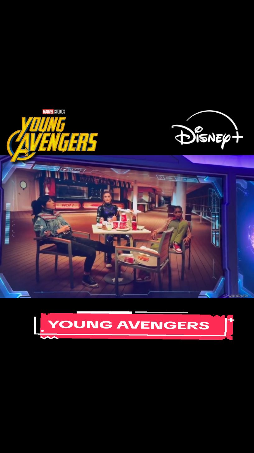 The Young Avengers are coming to the #MCU !! America Chavez, Cassie Lang and Riri Williams team up in a new video for the Worlds of Marvel restaurant on Disney Treasure. 👀👀😳🤩🔥 #youngavengers