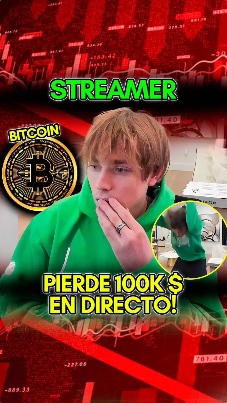 Un streamer pierde 100.000 dólares en criptomonedas tras mostrar su contraseña en directo! Un streamer sufrió el robo de 100.000 dólares en criptomonedas después de mostrar accidentalmente la frase secreta de su billetera durante una retransmisión en directo. #streamer #bitcon #criptomonedas #notocias 