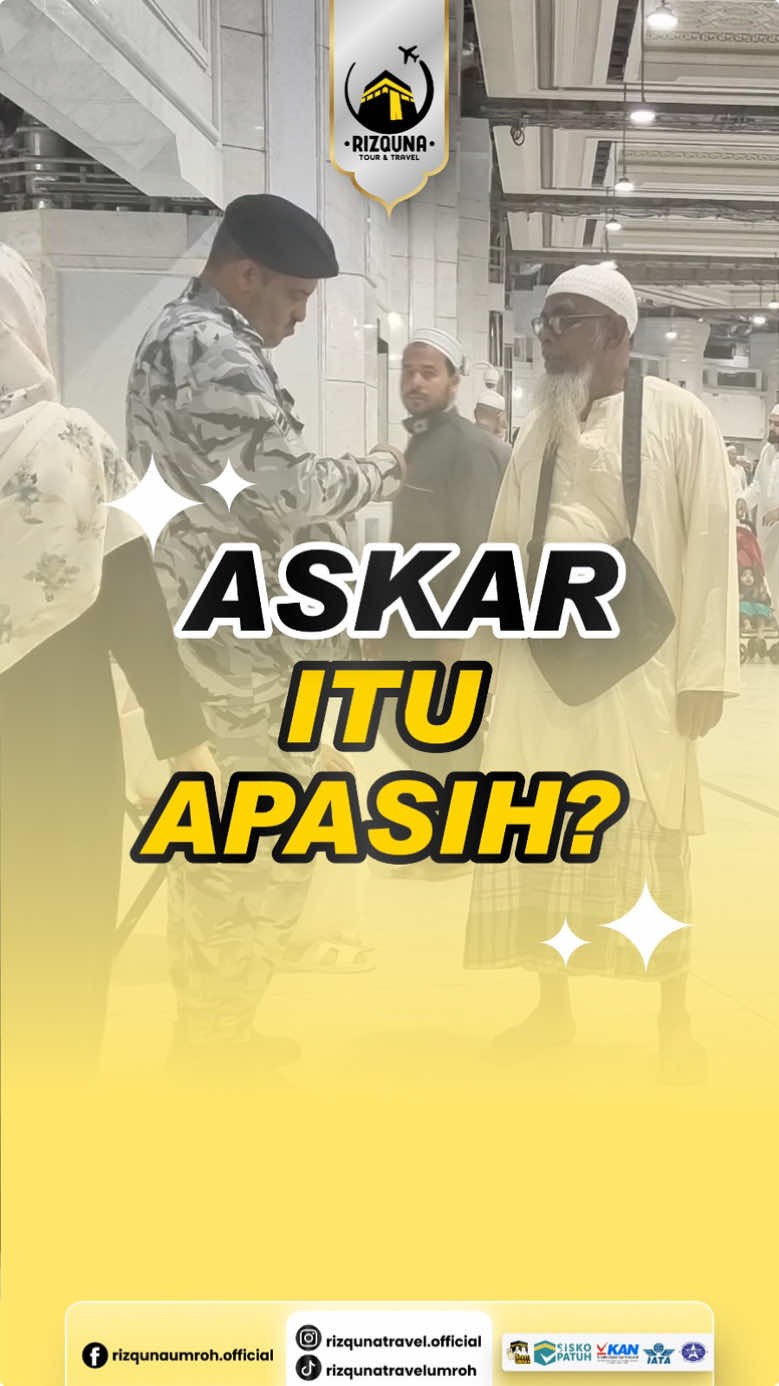 Kenalan Sama Askar: Si Penjaga Tanah Suci! 🚨✨ Ternyata Askar nggak cuma punya satu tugas aja, lho! Dari seragam tosca, abu-abu, hingga hitam, masing-masing punya tugas spesial buat menjaga ketertiban dan keamanan di Masjidil Haram. Ada yang mengurus kebersihan, ada juga yang siap siaga di pintu masuk! Jadi, kalau lihat mereka di Tanah Suci, udah tahu kan apa aja tugas-tugasnya? 😉 ___  Info lengkap: 📞 0888-8085-151 (WA)  #Rizquna #Umroh12Hari #Mekkah #Madinah #umrohhemat #umrohkeluarga #umroh #umrah #paketumroh #umrohmurah #umrohterpercaya #umrohplus #umrohindonesia #umrohreguler #umrohamanah #umrohsunnah #umrah 2024 #tanahsuci