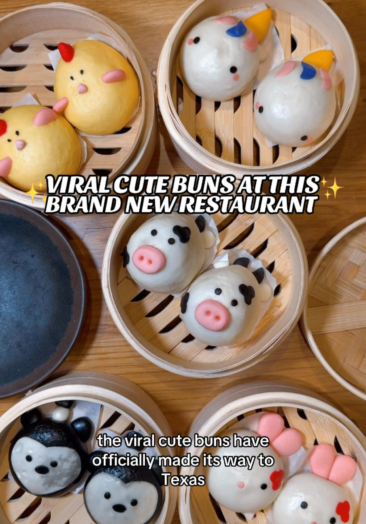 they got buns, huns 😉 These cute viral character buns had made its way from California to Texas !!! ✨🥹🫶🏼  They also serve cozy ramen, savory udon, and yummy appetizers 🍜🥢  📍 HARUMAMA - DALLAS X CARROLLTON  #dallas #buns #dfw #udon #ramen #cute #kawaii ##newindallas