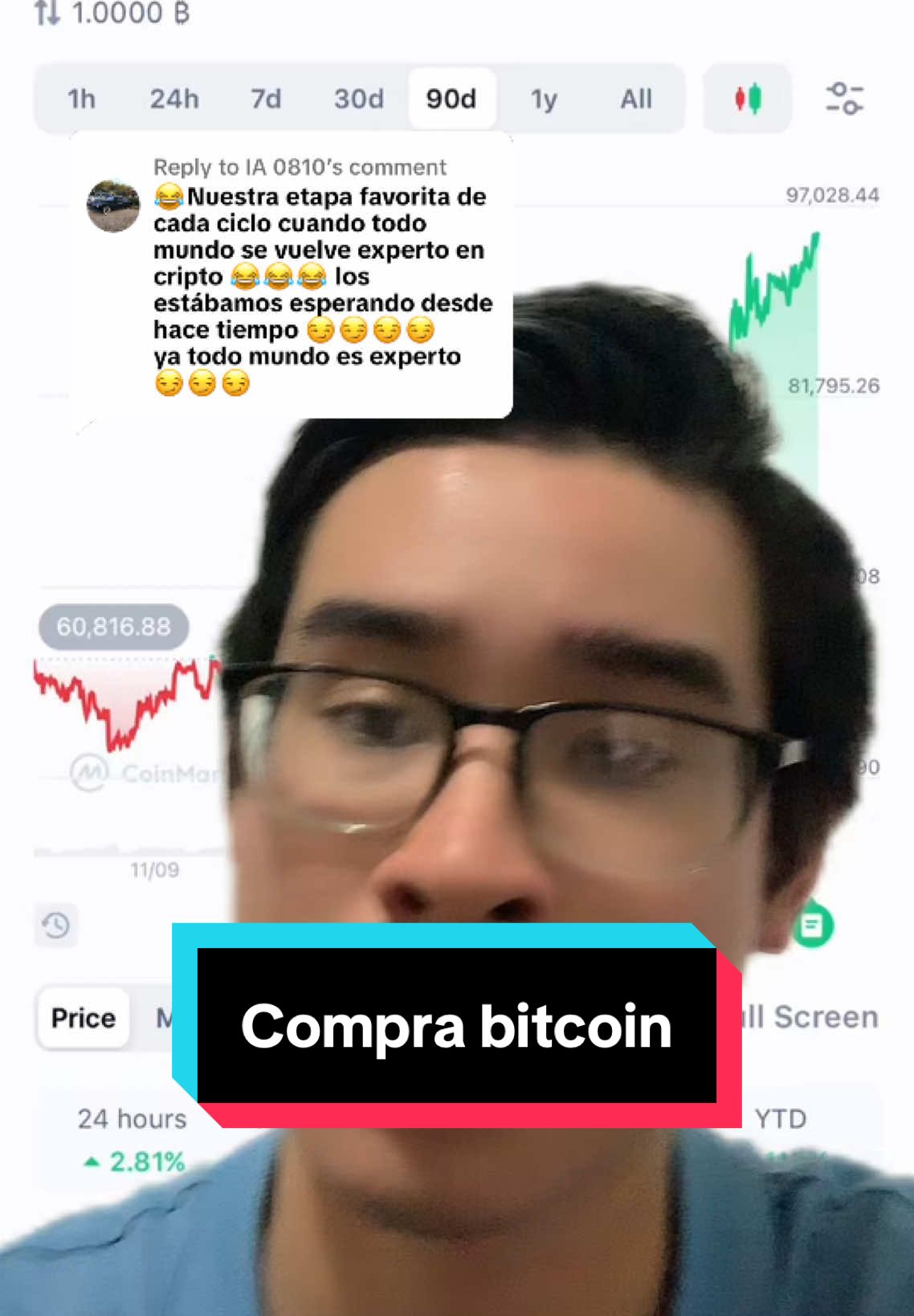 Replying to @IA 0810  Compra Bitcoin y deja de llorar